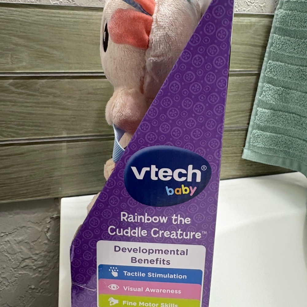Cuddle Buddy Plush Toy - Cream and Multicolor - Picture 2 of 5